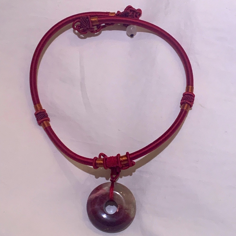 Gorgeous handmade Nepalese weighty stoned necklace